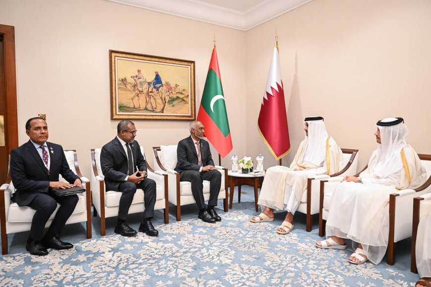 ސަރަޙައްދީ ސުލްޙަމަސަލަސްކަން ދެމެހެއްޓުމަށް ޤަޠަރުން ކުރާ މަސައްކަތަށް ރާއްޖޭގެ ތާއީދު ލިބޭނެ- ރައީސް