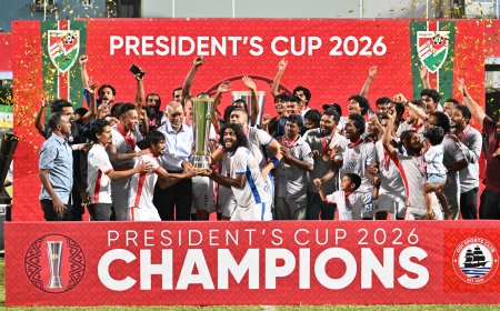 ރައީސް، ޕްރެޒިޑެންޓްސް ކަޕް ފުޓުބޯޅަ މުބާރާތުގެ ފައިނަލް މެޗު ޝަރަފުވެރިކޮށްދެއްވައިފި