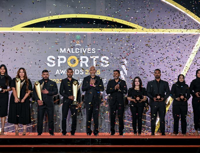 President confers top honours at Maldives Sports Awards 2025