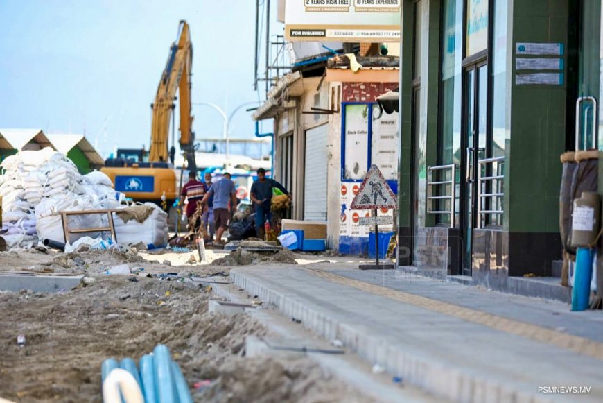 މިހަފުތާގައި ބޮޑުތަކުރުފާނު މަގުގެ ބާޒާރުމަތީ ސަރަޙައްދުގައި ތާރުއެޅުމުގެ މަސައްކަތް ފަށަނީ