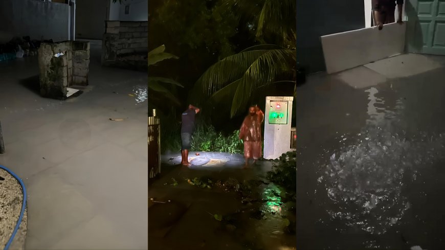 ފުވައްމުލައް ސިޓީއަށް ބޯކޮށް ވާރޭވެހި، ބައެއް ގެތަކަށް ފެންވަދެެއްޖެ