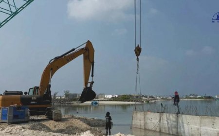 މާފުއްޓާއި މަންތާފުށި ގުޅުވައިދޭ ބްރިޖުގެ މަސައްކަތް ބާރުމިނުގައި ކުރިއަށް؛ މަޝްރޫޢުގެ 29 އިންސައްތަ ނިމިއްޖެ!