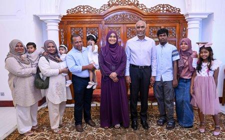 ޢީދުގެ ސަލާން ރައީސުލްޖުމްހޫރިއްޔާގެ ދެކަނބަލުން  ކުރައްވައިފި