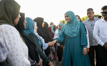 ފަސްޓް ލޭޑީ ސާޖިދާ ފުވައްމުލައް ސިޓީއަށް ވަޑައިގަތުމުން ހޫނު މަރުހަބާއެއް ދަންނަވައިފި