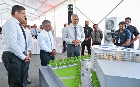 ހުޅުމާލޭގައި ތަރައްޤީކުރާ ފުރަތަމަ ޕާކިންގ ބިލްޑިންގގެ ބިންގާ އަޅައިފި