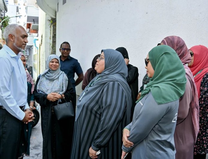 ދޮރުން ދޮރަށް ހަރަކާތުގައި ރައީސް ހެންވޭރު އުތުރަށް ޒިޔާރަތްކޮށްފި