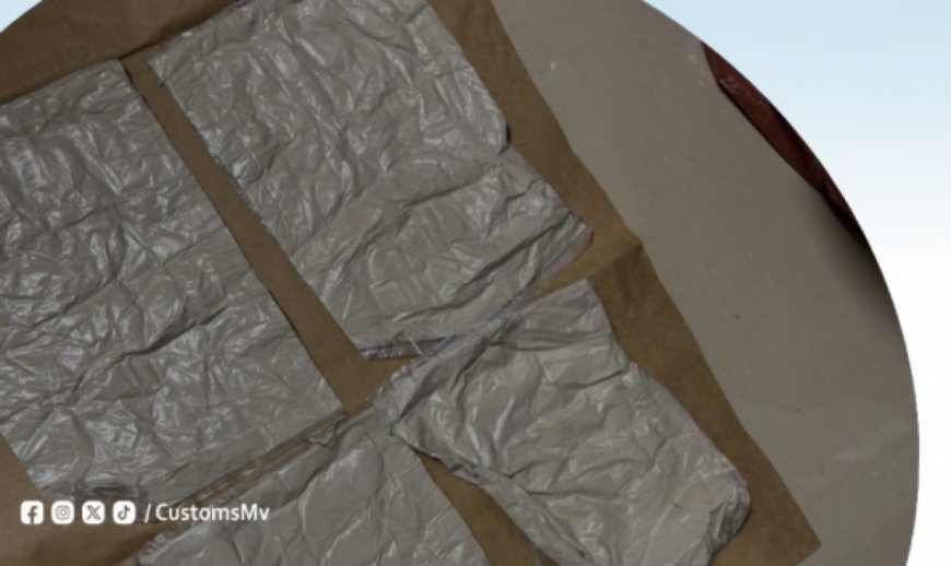 ވައިގެ މަގުން ރާއްޖެއަށް އެތެރެކުރަން އުޅުނު 2.2 ކިލޯގެ މަސްތުވާތަކެތި އަތުލައިގަނެފި