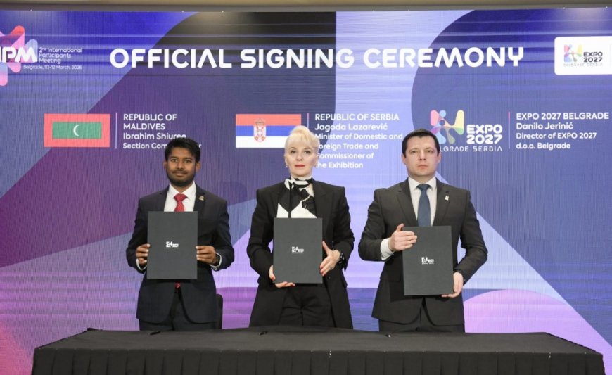 ބެލްގްރޭޑް އެކްސްޕޯ 2027 ގައި ރާއްޖެއިން ބައިވެރިވަނީ