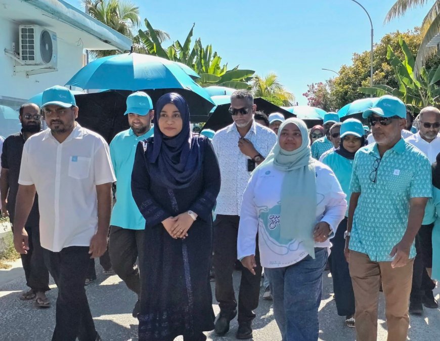 އައްޑޫ ސިޓީގެ ޕީއެންސީ ކެންޑިޑޭޓުންނަށް ތާއީދު ހޯއްދެވުމަށް މެޑަމް ސާޖިދާ "ދޮރުން ދޮރަށް" ހަރަކާތް ފަށްޓަވައިފި