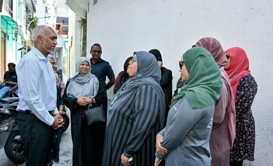 ދޮރުން ދޮރަށް ހަރަކާތުގައި ރައީސް ހެންވޭރު އުތުރަށް ޒިޔާރަތްކޮށްފި