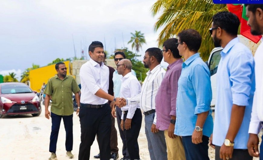 ފަރެސްމާތޮޑާ މަގު ހެދުމުގެ ދެވަނަ ފިޔަވަހީގެ މަސައްކަތް ނައިބު ރައީސް ފައްޓަވައިދެއްވައިފި