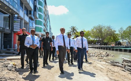 ބޮޑުތަކުރުފާނު މަގު ތަރައްޤީކުރުމުގެ މަޝްރޫޢުގެ މަސައްކަތްތައް ރައީސް ބައްލަވާލައްވައިފި