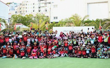 މާލޭ އުސްފަސްގަނޑުގައި ތަރައްޤީކުރި ސްކޭޓް ޕާރކް އެރީނާ ރައީސް ހުޅުއްވައިދެއްވައިފި