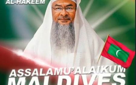 މަޝްހޫރު ދީނީ އިލްމުވެރިޔާ ޝައިޚް އާސިމް އަލް ހަކީމްގެ ދަރުސްތަކެއް ރާއްޖޭގައި ބާއްވަނީ