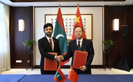 ޗައިނާގެ އެހީގައި މާލޭގައި 500 ހައުސިން ޔުނިޓު އެޅުމުގެ އެއްބަސްވުމެއްގައި ސޮއިކޮށްފި