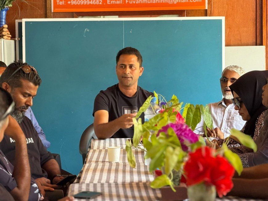 ފުވައްމުލަކުގެ ދޫނޑިގަން ދާއިރާގެ ކެމްޕެއިން ވަރުގަދަކުރުމަށް މެންބަރު އިއްބެ ޓީމުތަކާ ބައްދަލުކުރައްވައިފި