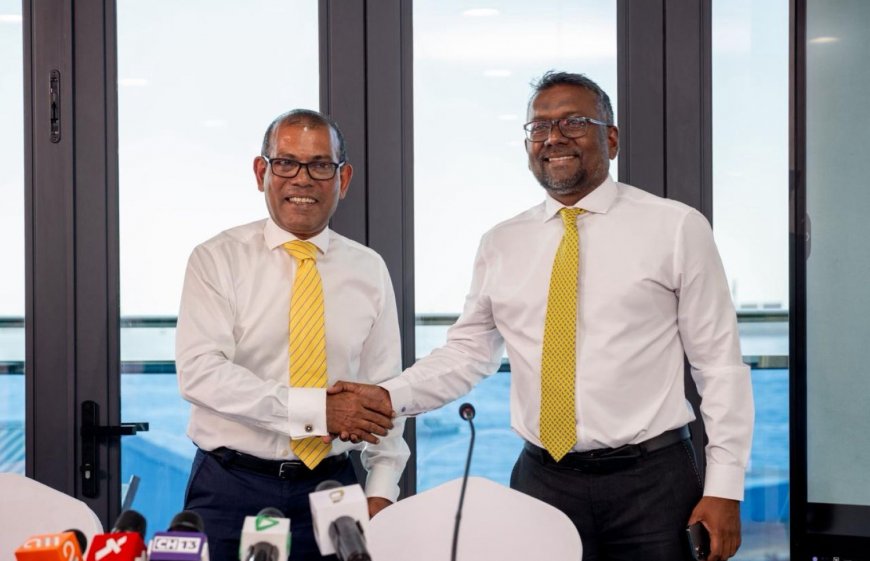އެމްޑީޕީގެ ރިޔާސީ ކެންޑިޑޭޓަކަށް ފައްޔާޒު ނެރުމަށް ނަޝީދު ތާއީދު ކުރައްވައިފި، ނަޝީދު ޗެއާޕާސަންކަމަށް