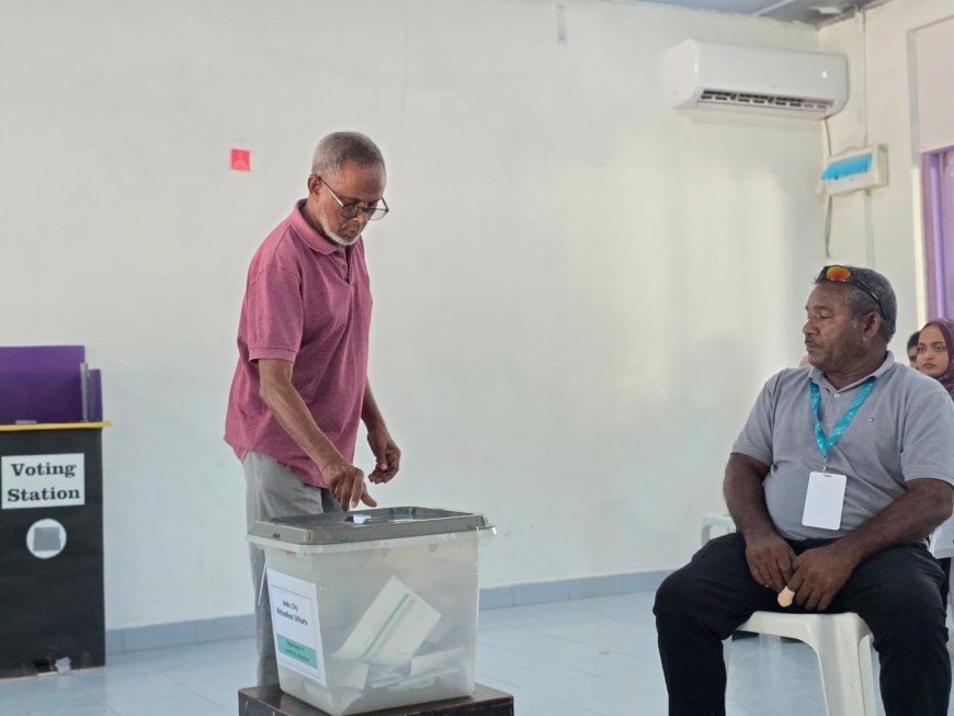 ހިތަދޫ އުތުރު ދާއިރާގެ ޕީއެންސީ ޕްރައިމަރީގެ ވޯޓުލުން ފަށައިފި