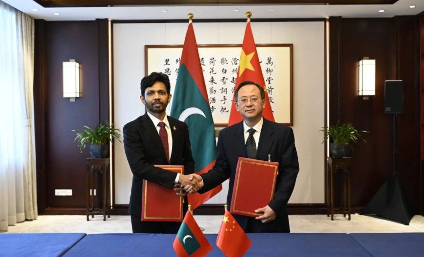 ޗައިނާގެ އެހީގައި މާލޭގައި 500 ހައުސިން ޔުނިޓު އެޅުމުގެ އެއްބަސްވުމެއްގައި ސޮއިކޮށްފި