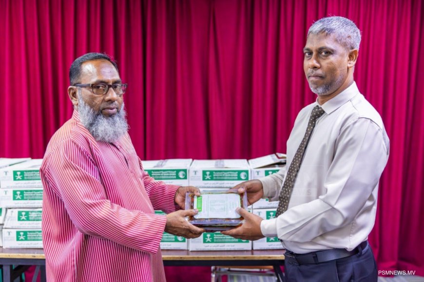 ސަޢުދީން ހަދިޔާކުރި 50 ޓަނުގެ ކަދުރު ބަހަން ފަށައިފި