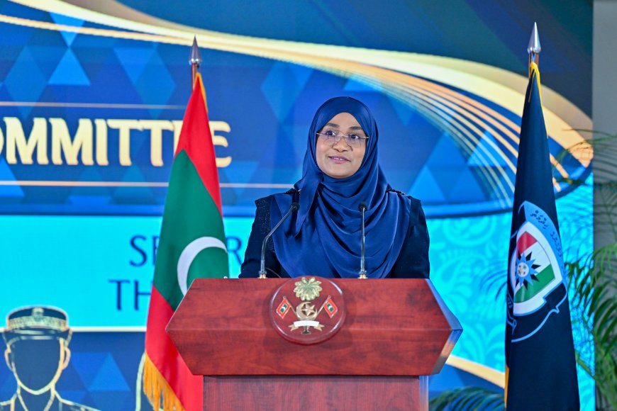 ފުލުހުންގެ ޚިދުމަތުގައި އަންހެނުން އިތުރުވުމަކީ ހަމައެކަނި މިންތީގެ ހަމަހަމަކަން ގާއިމުކުރުމުގެ އިތުުރުން،  މިއީ އަމަން ބެލެހެއްޓުމުގެ މަސައްކަތަށް ލިބޭ ވަރަށް ބޮޑު ކުރިއެރުމެއް: މެޑަމް ސާޖިދާ
