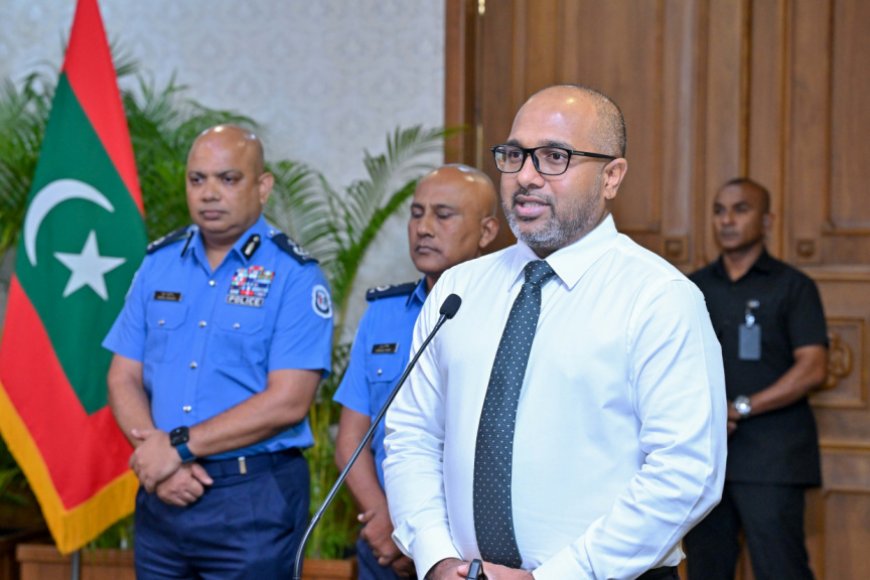 Minister Ali Ihusan Says Police Acted Lawfully in Adhadhu News Search