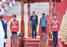 President accorded an official ceremonial welcome in Sri Lanka