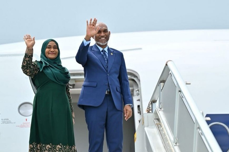 ފުރަމާނަ ދަތުރުފުޅެއްގައި ރައީސްގެ ދެ ކަނބަލުން ސްރީލަންކާއަށް ފުރާވަޑައިގެންފި
