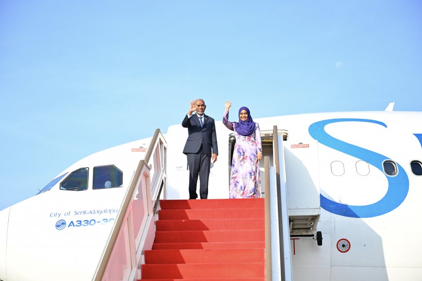 ރައީސުލްޖުމްހޫރިއްޔާގެ ދެކަނބަލުން ސްރީލަންކާއަށް ކުރެއްވި ފުރަމާނަ ދަތުރުފުޅު ނިންމަވާލެއްވުމަށްފަހު މާލެ ވަޑައިގެންފި