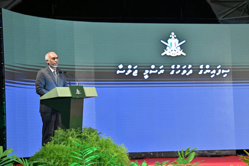 ދިވެހި ޤައުމު ދެކެ ލޯބިވާ ކޮންމެ މީހެއްގެ ހިތުގައި އެންމެ ފަޚްރުވެރި މަޤާމު އޮންނަން ވާނީ ދިވެހި ސިފައިންނަށް: ރައީސް