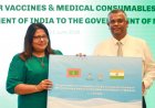 ހިމަބިއްސާ ދެކޮޅަށް ކުރާ މަސައްކަތަށް އެހީވުމަށް އިންޑިއާއިން 20,000 ޑޯޒްގެ ވެކްސިން ހަދިޔާކޮށްފި