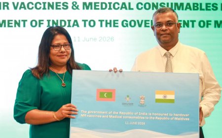 ހިމަބިއްސާ ދެކޮޅަށް ކުރާ މަސައްކަތަށް އެހީވުމަށް އިންޑިއާއިން 20,000 ޑޯޒްގެ ވެކްސިން ހަދިޔާކޮށްފި