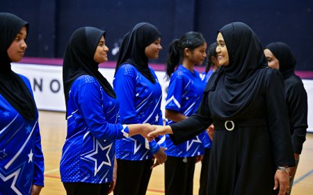 ރައީސުލްޖުމްހޫރިއްޔާގެ އަނބިކަނބަލުން، "ބީ.އެމް.އެލް. ރާއްޖެ ޖޫނިއަރ ޗެމްޕިއަންޝިޕް 2026" ހުޅުވުމުގެ ރަސްމިއްޔާތު ޝަރަފުވެރިކޮށްދެއްވައިފި