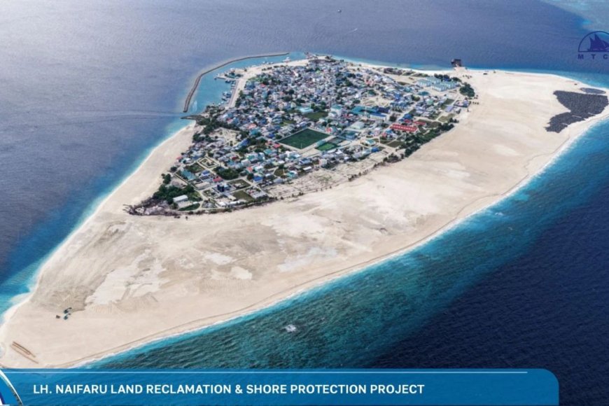 ނައިފަރު ބިން ހިއްކުމުގެ މަޝްރޫޢުގެ 80 އިންސައްތަ މަސައްކަތް ނިމިއްޖެ