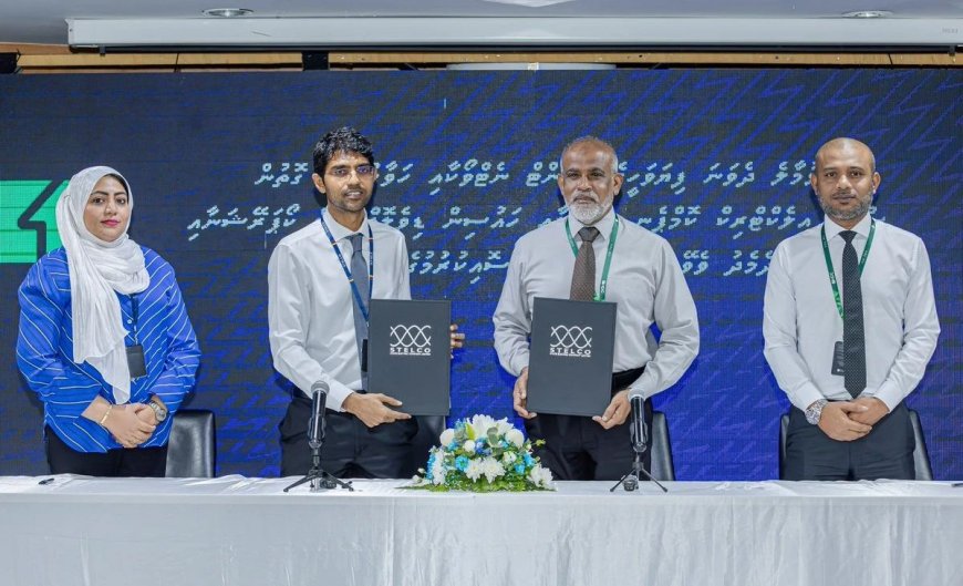 ހުޅުމާލެ ދެވަނަ ފިޔަވަހީގެ ކަރަންޓު ނެޓްވޯކް ސްޓެލްކޯއާ ހަވާލުކުރުމުގެ އެއްބަސްވުމުގައި ސޮއިކޮށްފި