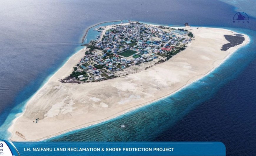 ނައިފަރު ބިން ހިއްކުމުގެ މަޝްރޫޢުގެ 80 އިންސައްތަ މަސައްކަތް ނިމިއްޖެ