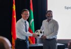 ޗައިނާއިން ރާއްޖެއަށް ގިނަ އަދަދެއްގެ ކުޅިވަރު ސާމާނު ހަދިޔާކޮށްފި