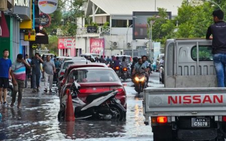 މާލޭގެ ބައެއް ސަރަހައްދުތަކަށް އުދައަރައި ބޮޑެތި ގެއްލުންތަކެއް ވެއްޖެ