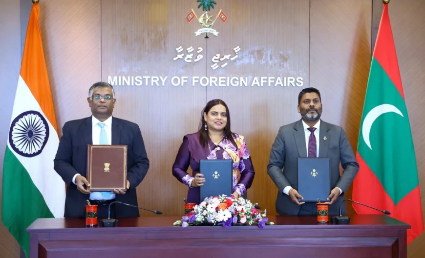 ރާއްޖޭގެ 42 ރަށެއްގައި ފިޓްނަސް ސެންޓަރުތައް ގާއިމުކުރުމަށް އިންޑިއާއާއެކު އެއްބަސްވުމެއްގައި ސޮއިކޮށްފި