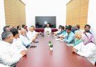 އަރިއަތޮޅު އުތުރުބުރީ އުކުޅަހުގެ ތަރައްޤީގެ އެންމެ ފަހުގެ މައުލޫމާތު ހޯދުމަށް، ރައީސުލްޖުމްހޫރިއްޔާ  އެރަށުގެ ބައެއް މުއައްސަސާތަކާއި ބައްދަލުކުރައްވައިފި