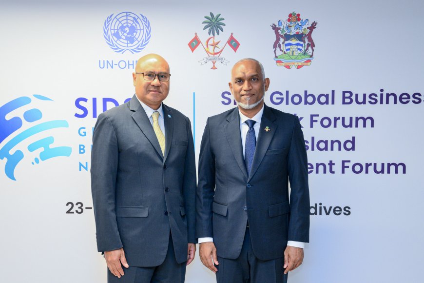 ޕަލާއޫގެ މިނިސްޓަރ އޮފް ހިއުމަން ރިސޯސަސް، ކަލްޗަރ، ޓޫރިޒަމް އެންޑް ޑިވެލޮޕްމަންޓް، ރައީސުލްޖުމްހޫރިއްޔާގެ އަރިހަށް އިޙްތިރާމްގެ ޒިޔާރަތެއް ކުރައްވައިފި