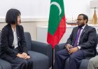 މޫސުމީ ބަދަލުތަކާއި ތިމާވެށީގެ ދާއިރާއިން ގުޅުން ބަދަހިކުރުމާ ގުޅޭގޮތުން ޖަޕާނު ސަފީރު މިނިސްޓަރ ޢަލީ ޝަރީފާ ބައްދަލުކުރައްވައިފި