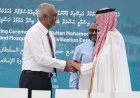 ރާއްޖޭގައި ބިނާކުރާ އެންމެ ބޮޑު މިސްކިތުގެ ބިންގާ ރައީސް އަޅުއްވައިދެއްވައިފި