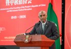 ދިވެހިރާއްޖެއާއި ޗައިނާގެ މެދުގައި އޮތް ޒަމާންވީ ރަޙްމަތްތެރިކަމަކީ އުޖާލާ ކުރިމަގަށް އެޅިގެންދާ ބްރިޖްތަކެއް: ރައީސް