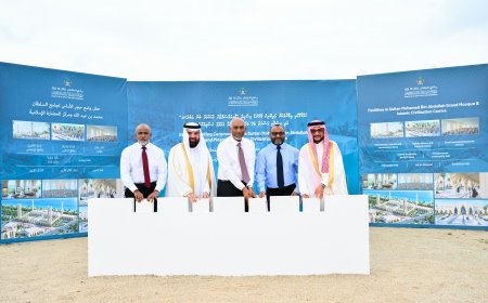 President officiates groundbreaking of Sultan Mohamed Bin Abdullah Grand Mosque and Islamic Civilisation Centre