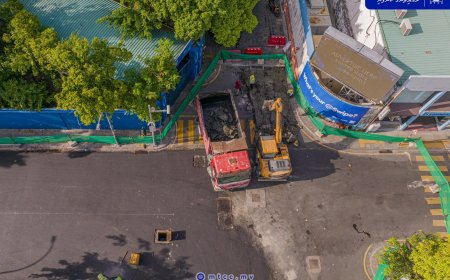 އަމީނީ މަގު މަރާމާތުކުރުމުގެ ދެވަނަ ސެގްމަންޓުގެ މަސައްކަތް އެމްޓީސީސީން ފަށައިފި