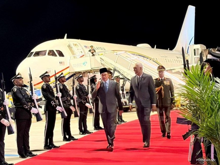 މެލޭޝިއާގެ ބޮޑުވަޒީރު ފުރަމާނަ ދަތުރުފުޅެއްގައި ރާއްޖެ ވަޑައިގެންފި