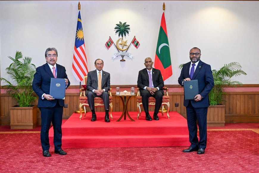 ދިވެހިރާއްޖެއާއި މެލޭޝިއާއާ ދެމެދު މުހިންމު ފަހުމުނާމާތަކުގައި ސޮއިކޮށްފި