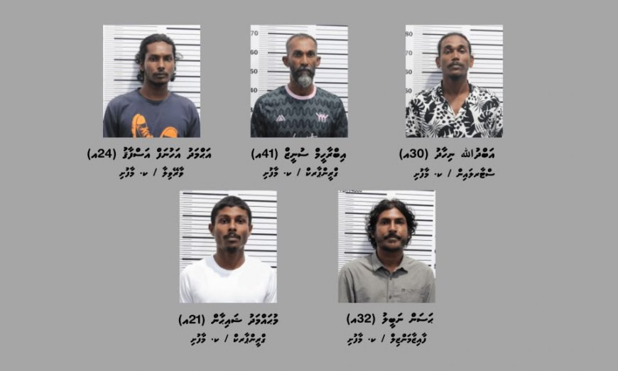 މާފުށީގައި ފުލުހުންނަށް ހަމަލާދިން މައްސަލައިގެ ތަހުގީގު ނިންމައި 6 މީހަކަށް ދައުވާކުރަން ޕީޖީ އޮފީހަށް ފޮނުވައިފި