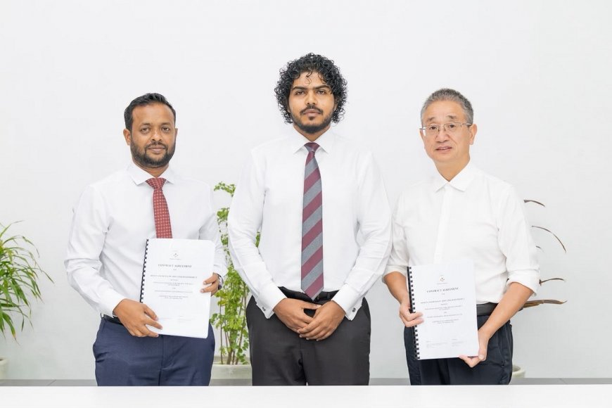 އައްޑޫ ލިންކް ރޯޑް 4 ލޭނަށް ތަރައްގީކުރުމުގެ މަޝްރޫއު ޗައިނާގެ ކުންފުންޏަކާ ހަވާލުކޮށްފި